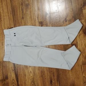 Boys Under Armour gray athletic/sports pants size M